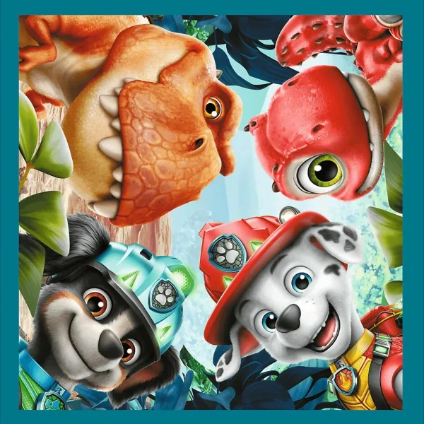 imagen de Paw Patrol Isla de Dinosaurios - 3 en 1 rompecabezas de 20, 36, 50 piezas - Trefl 4