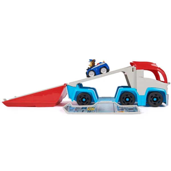 imagen de Paw Patrol: PUP Squad vehículo de transporte con figura de Chase - Spin Master 4