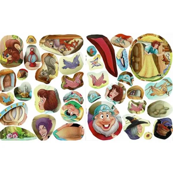 imagen de ¡Pega princesas! - Cuaderno de pegatinas de Blancanieves 3