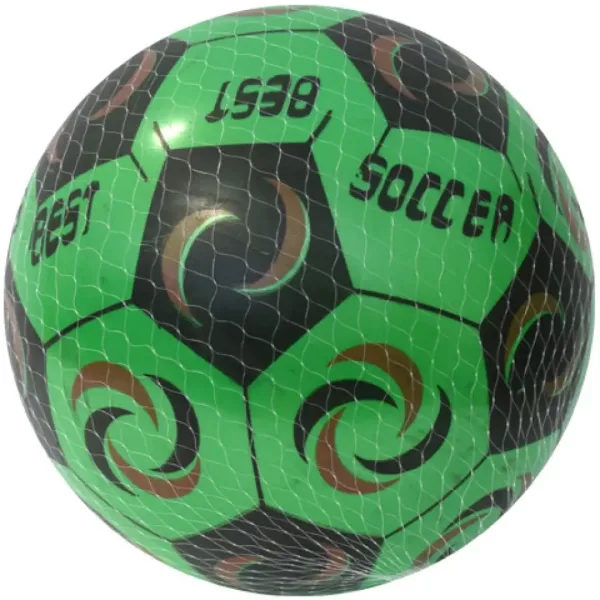 imagen de Pelota de goma con diseño de fútbol 23cm 3