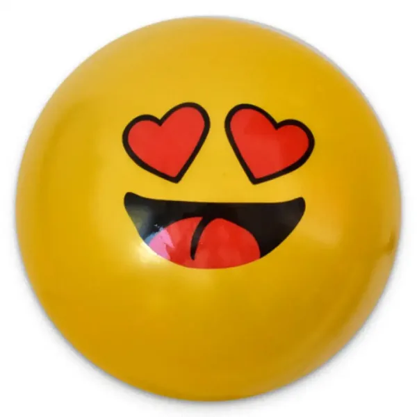 imagen de Pelota de goma con diseño de Smiley en varias versiones de 23 cm 2