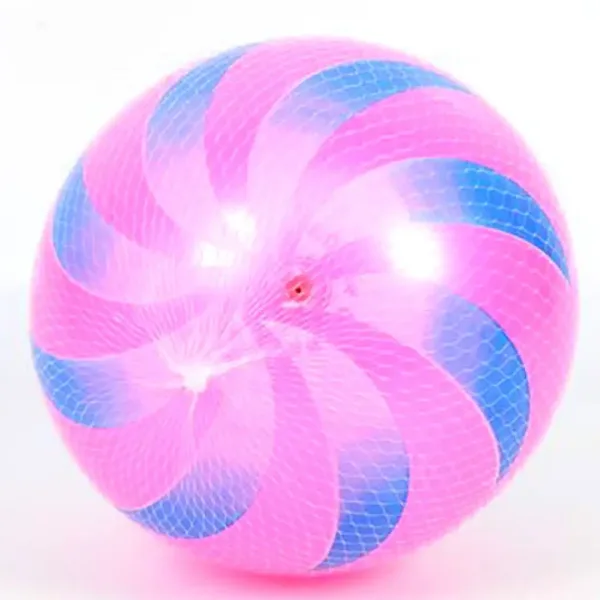 imagen de Pelota de goma con estampado de 23 cm en varios colores 1
