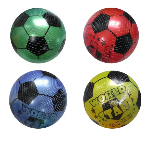 imagen de Pelota de goma World Star de 23 cm en varias combinaciones de colores 1
