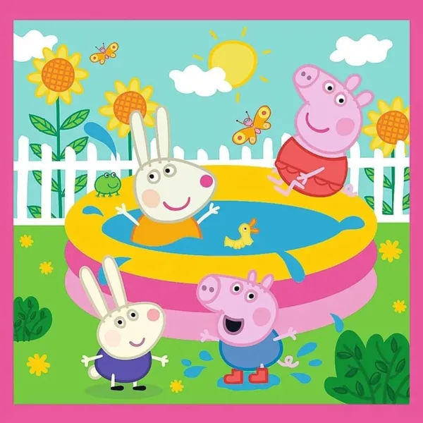 imagen de Peppa Pig - 3 en 1 rompecabezas de 20, 36, 50 piezas - Trefl 2