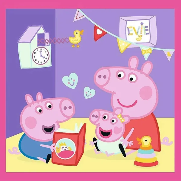 imagen de Peppa Pig - 3 en 1 rompecabezas de 20, 36, 50 piezas - Trefl 3