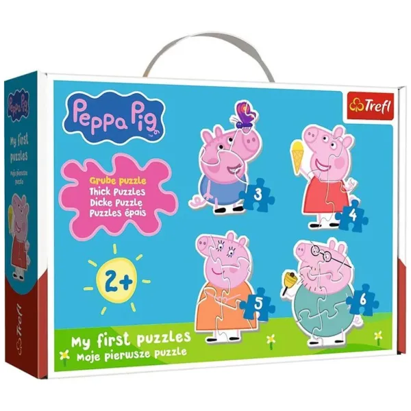 imagen de Peppa Pig - Primer rompecabezas en bolsa - Trefl 2