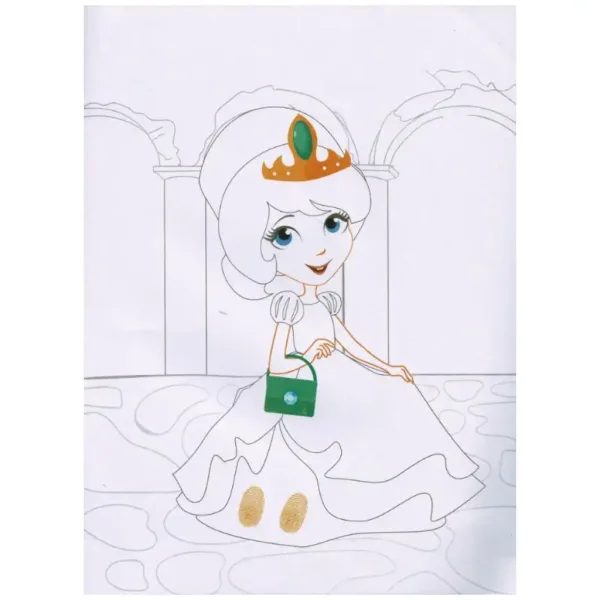 imagen de Pinta con tu dedo - Princesas 3