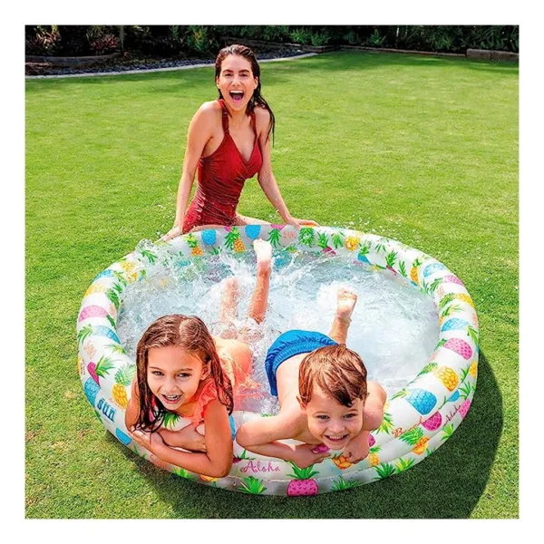 imagen de Piscina de 3 anillas con piña - Intex 2