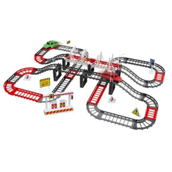 imagen de Pista de coches de 4.3m DIY ensamblable con accesorios 2
