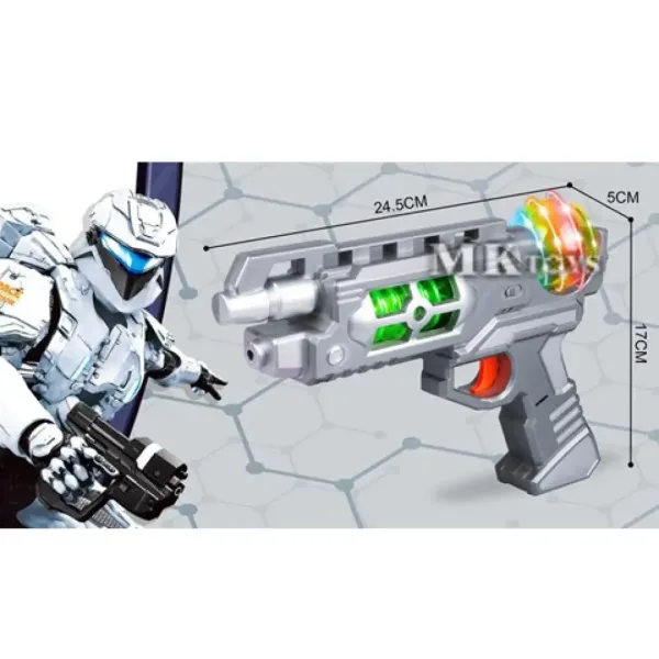 imagen de Pistola de rayos eléctrica con luz y sonido 2