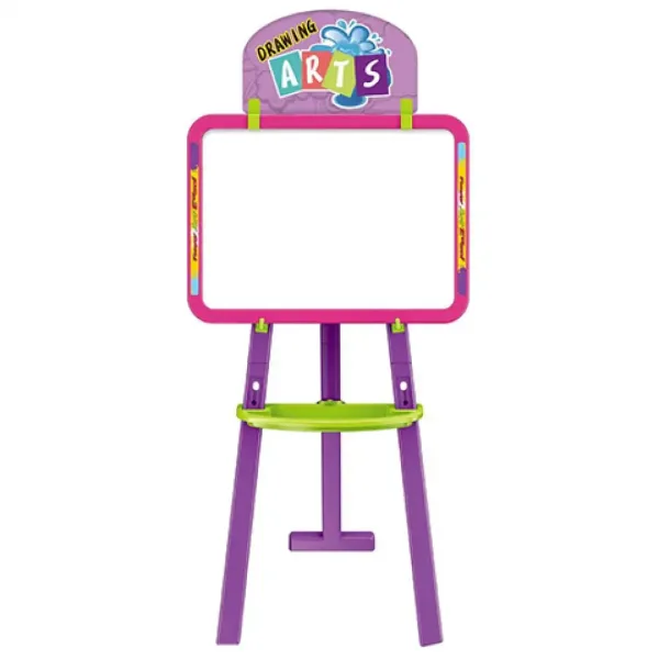 imagen de Pizarra de dibujo reversible 3 en 1 en color rosa 37x99cm 2