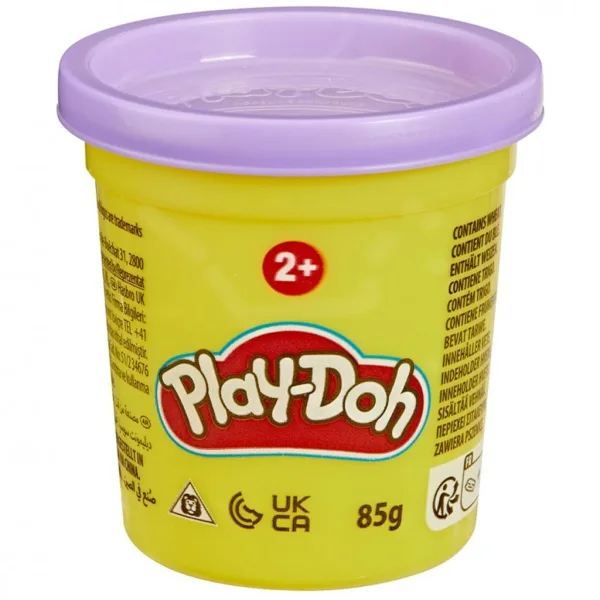 imagen de Play-Doh: Plastilina en tarro color morado 85gr - Hasbro 1