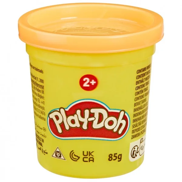 imagen de Play-Doh: Plastilina en tarro color naranja 85gr - Hasbro 1