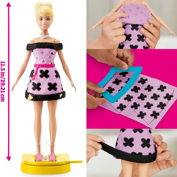 imagen de Play-Doh: Set de arcilla de desfile de moda de Barbie - Hasbro 3