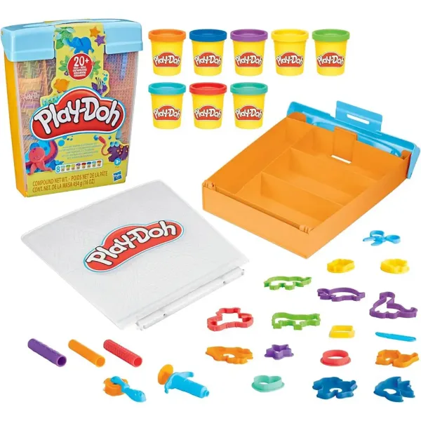 imagen de Play-Doh: Set de plastilina para modelar animales 8 piezas - Hasbro 2