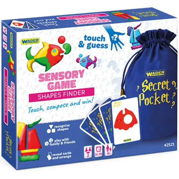 imagen de Play & Fun: Secret Pocket - Juego de mesa de búsqueda de formas en bolsillo secreto 2