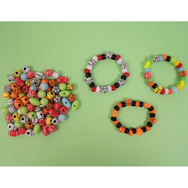 imagen de PlayBox: Conjunto de perlas deportivas de 150 piezas 3