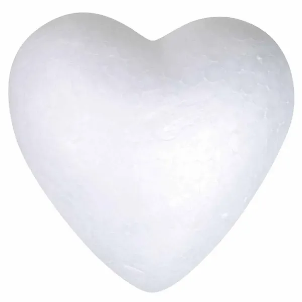 imagen de PlayBox: Corazón de poliestireno decorativo 10cm 1ud 1
