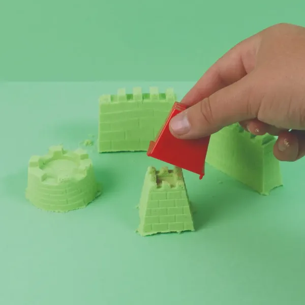 imagen de PlayBox: Cubo de arcilla de color verde 1kg 2