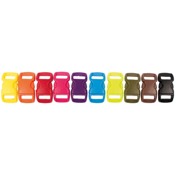 imagen de PlayBox: Juego de 10 broches de plástico de colores de 11mm 1