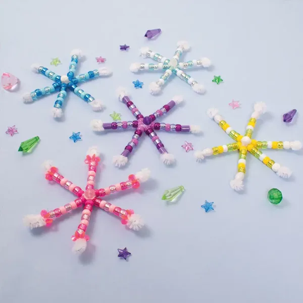 imagen de PlayBox: Paquete de 1000 cuentas de colores en forma de cilindro 2