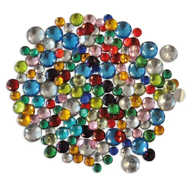 imagen de PlayBox: Paquete de 1000 piedras de cristal decorativas de plástico 1