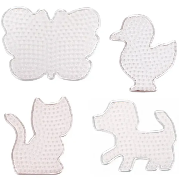 imagen de PlayBox: Paquete de base de animales para perlas planchables MIDI de 5 mm, set de 4 piezas 2