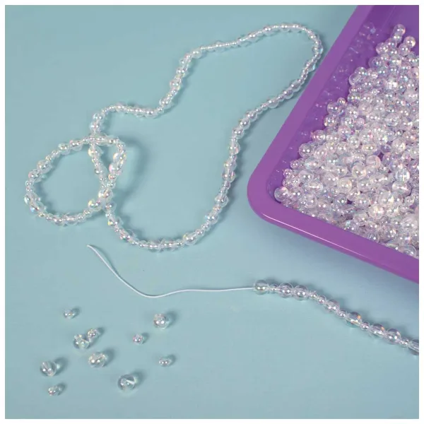 imagen de PlayBox: Perlas brillantes para enhebrar de 5-8mm 1000ud 3