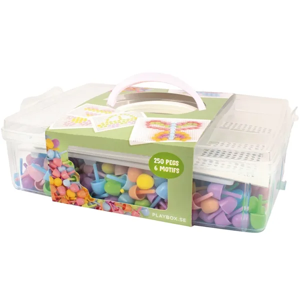 imagen de PlayBox: Set de creación de mosaicos de colores 250 piezas 1