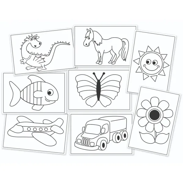 imagen de PlayBox: Set de tarjetas de costura para colorear 48 unidades 1