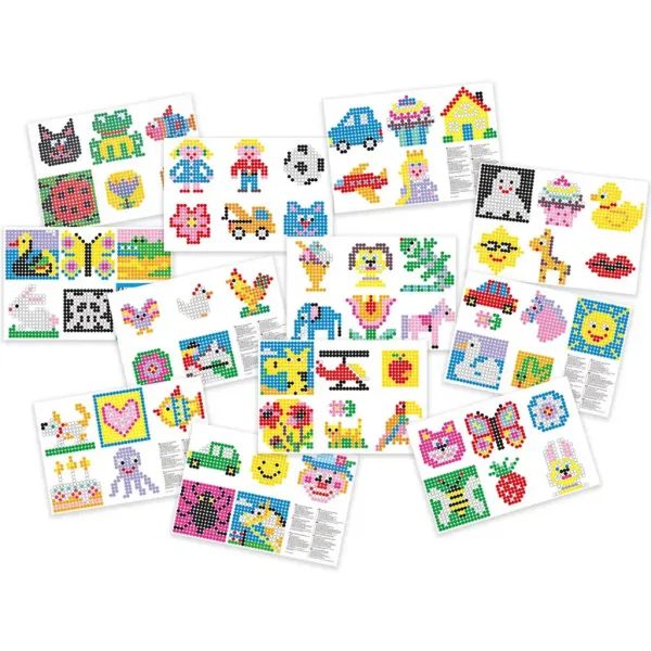 imagen de PlayBox: XL tarjeta de patrones de perlas planchables de 67 piezas 2