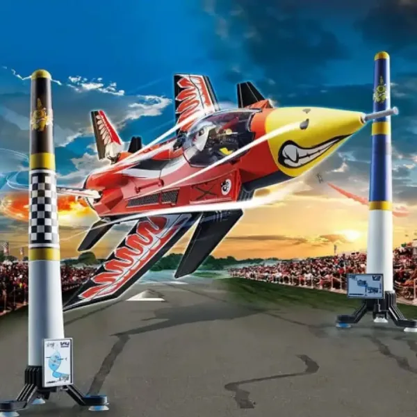 imagen de Playmobil: Air Stuntshow - "Sas" avión a chorro (70832) 2