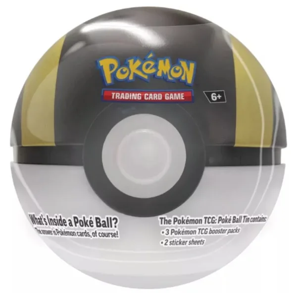 imagen de Pokémon TCG 2024 Lata de Poké Ball – Lata de metal en forma de Pokéball con 3 sobres en varias versiones 2