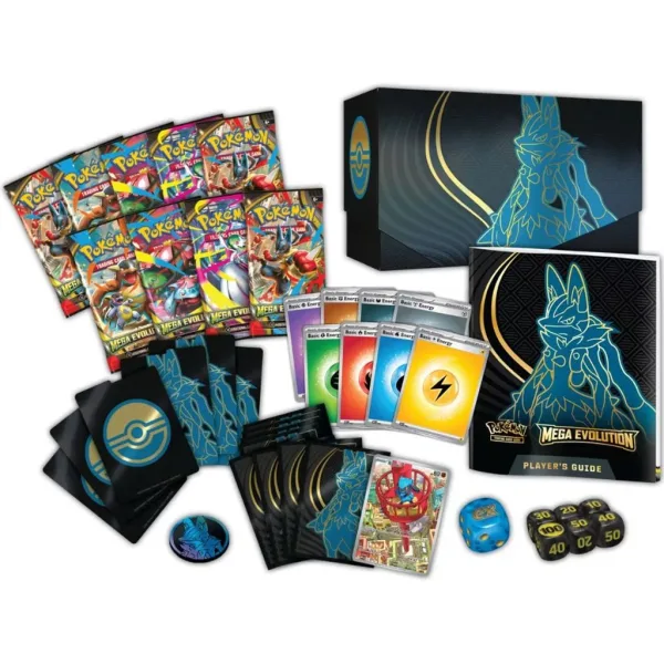 imagen de Pokémon TCG ME01 Elite Trainer Box con 9 paquetes de refuerzo en dos versiones 2