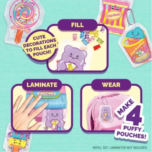 imagen de Puffy Pouches: Set de diseño de charm Pufi - dulces 3