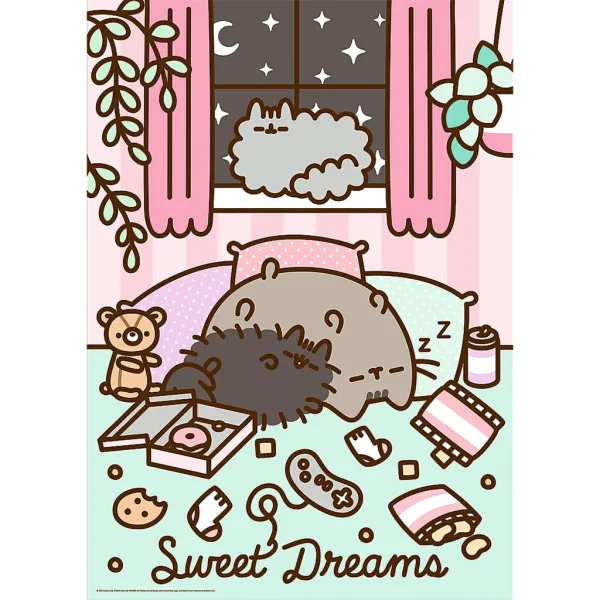 imagen de Pusheen dulces sueños rompecabezas de 1000 piezas - Trefl 2