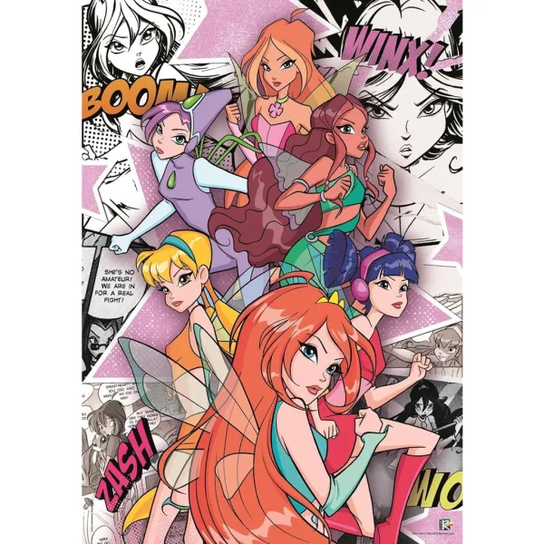 imagen de Puzzles de las hadas del club Winx 500 piezas - Clementoni 2