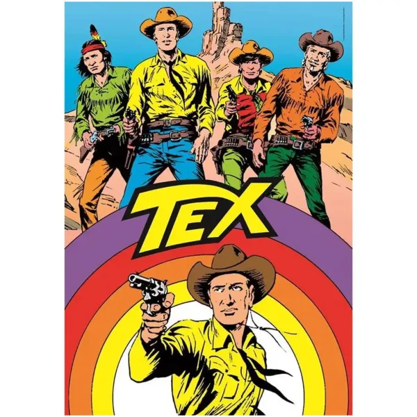 imagen de Puzzle de 1000 piezas de Tex con póster - Clementoni 2