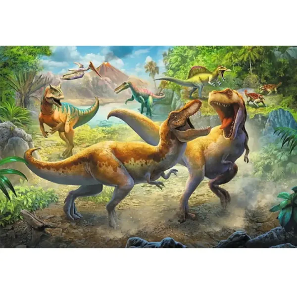 imagen de Puzzle de Tyrannosaurus Rex Luchador de 160 piezas - Trefl 2