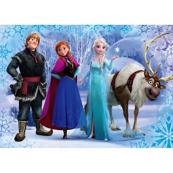 imagen de Puzzle supercolor de 20 piezas de la mágica aventura de Frozen - Clementoni 3