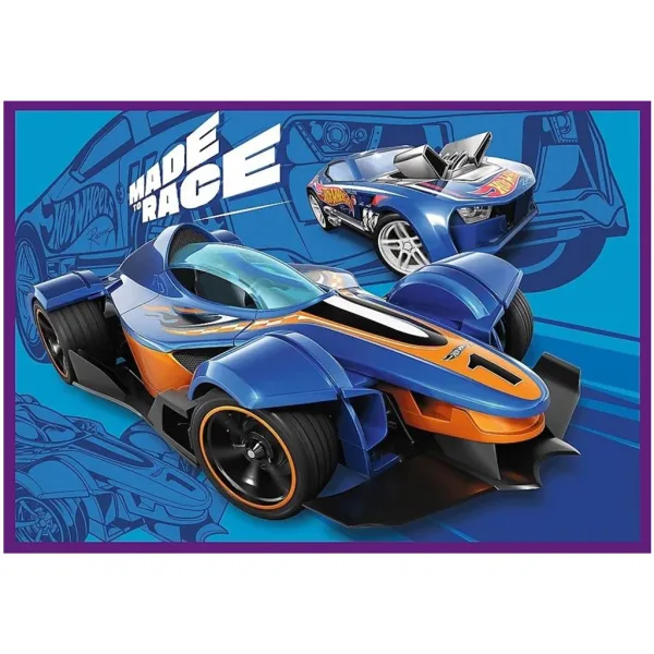 imagen de Puzzles de coches de carreras Hot Wheels 4x250 piezas - Trefl 2