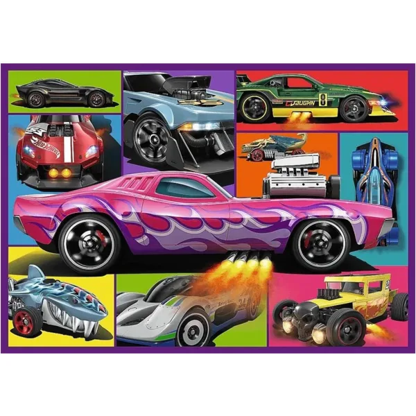 imagen de Puzzles de coches de carreras Hot Wheels 4x250 piezas - Trefl 4