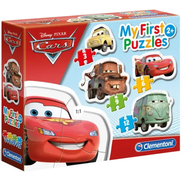 imagen de Cars puzzle de formas Supercolor 4 en 1 - Clementoni 1