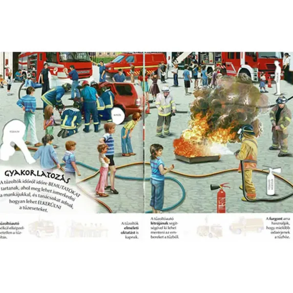 imagen de Qué interesante es el mundo... Cuaderno de pegatinas de bomberos 2