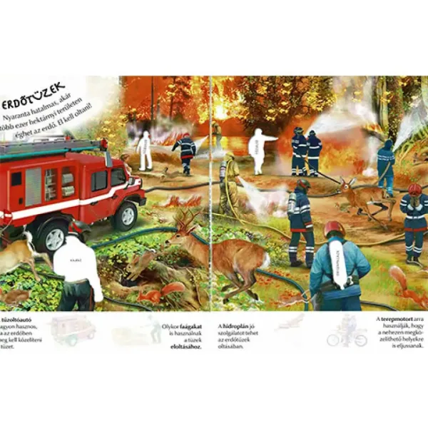 imagen de Qué interesante es el mundo... Cuaderno de pegatinas de bomberos 3