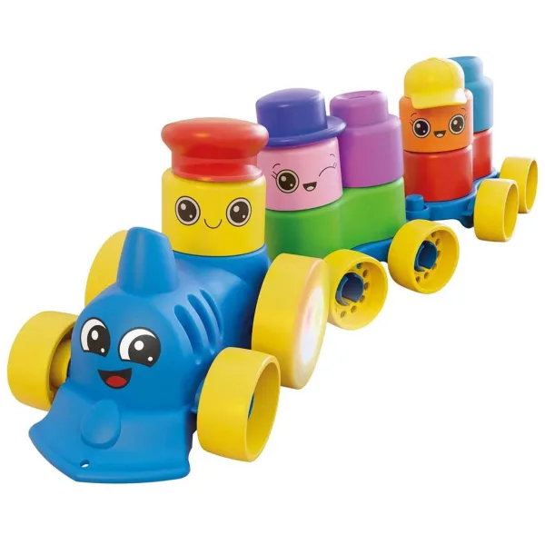 imagen de Quercetti: Momy Soft Train tren con bloques blandos, 25 piezas 2
