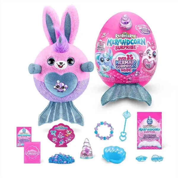 imagen de Rainbocorns: Mermaidcorn S5 Huevo sorpresa figura de peluche sellokornis en varias versiones 1ud 4