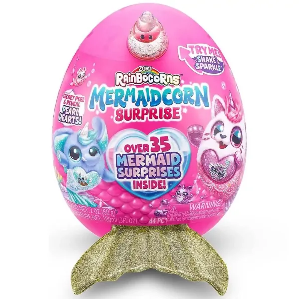 imagen de Rainbocorns: Mermaidcorn S5 Huevo sorpresa figura de peluche sellokornis en varias versiones 1ud 1