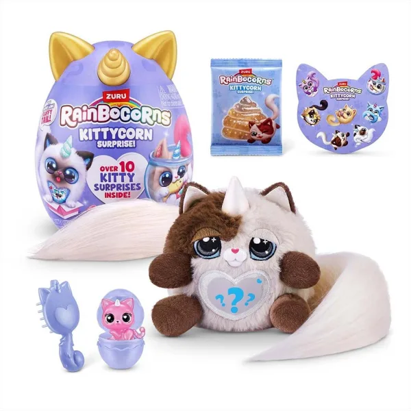imagen de Rainbocorns: Pocket Kittycorn sorpresa gato de peluche en varias versiones 1ud 10
