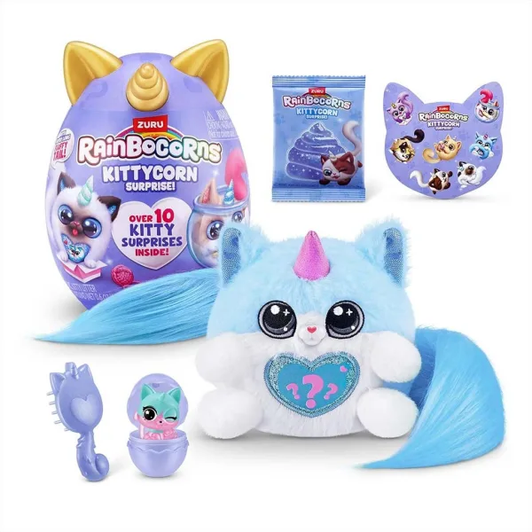 imagen de Rainbocorns: Pocket Kittycorn sorpresa gato de peluche en varias versiones 1ud 5